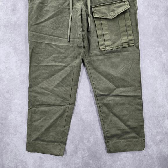 Armani Exchange Green Pullon Cargo Straight Tapered Pants 31 - Picture 4 of 7